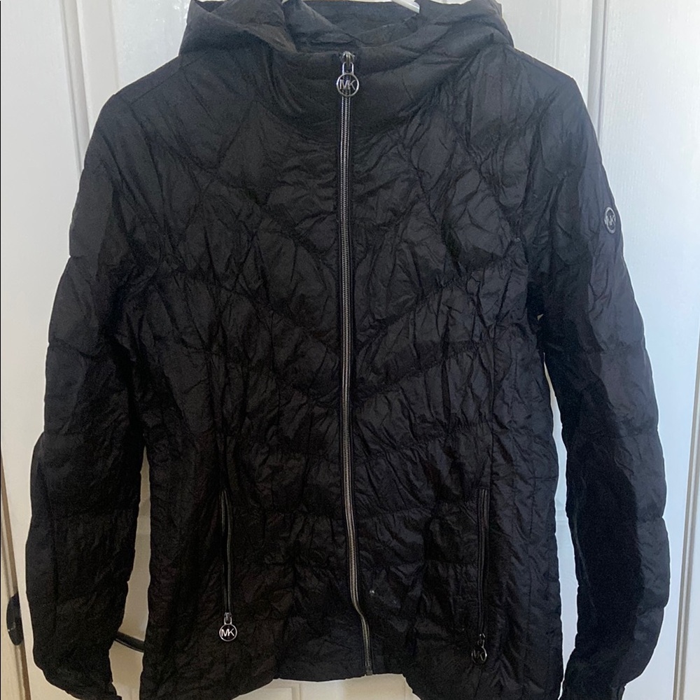 Michael Kors Black Packable Down Fill